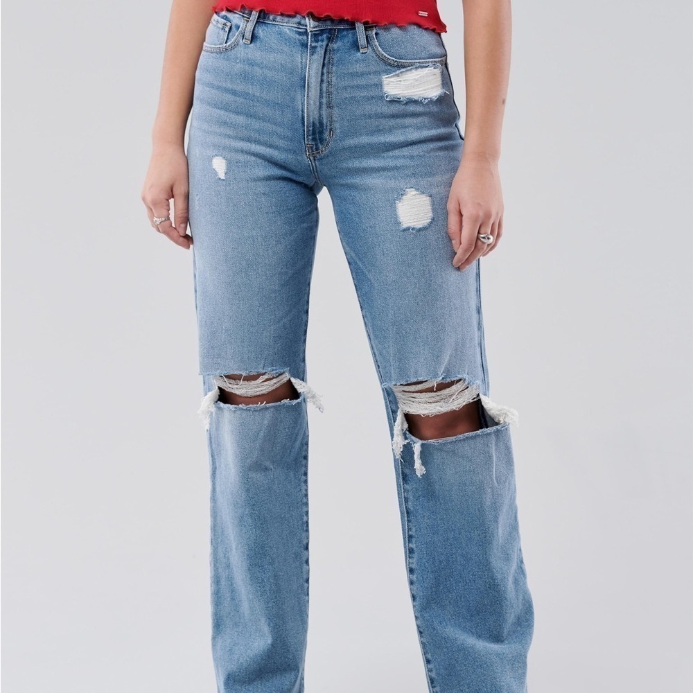 Hollister Ultra High Rise Dad Jean
